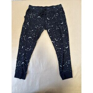 Secret Treasures Joggers Large Lounge Pants Black Celestial Athleisure